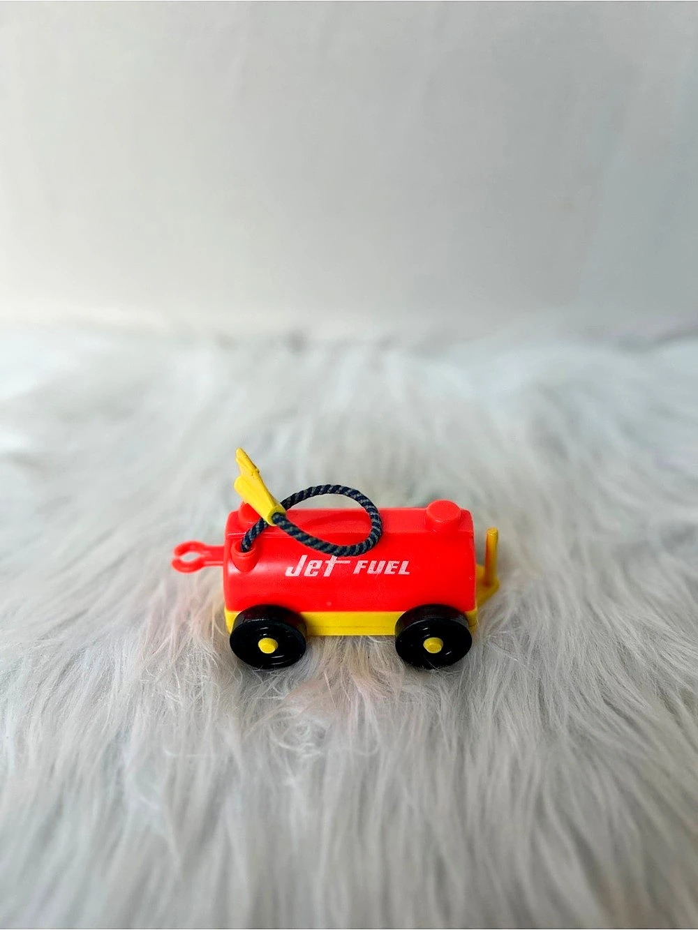 Fisher-Price Play Family Airport Jet Fuel Tanker Car Red & Yellow